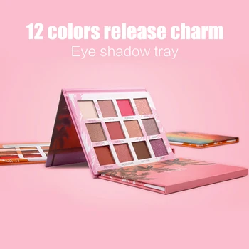 

Matte Eye Shadow Pearlized Eyeshadow Lasting Professional Eyeshadow Set Suit 12 Color Sweatproof Woman Beauty Health Waterproof
