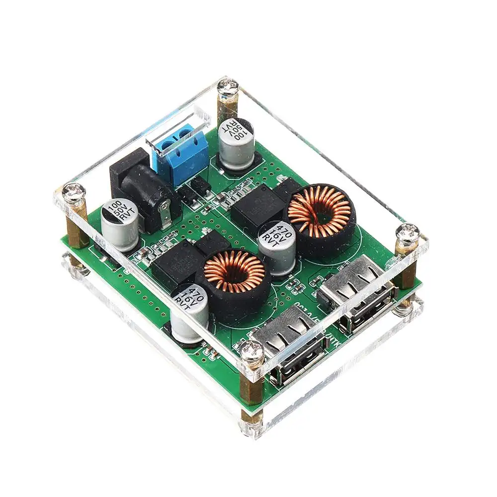 LEORY 1 шт. USB DC Быстрая зарядка понижающий Регулятор модуль зарядного устройства транспортного средства модуль питания
