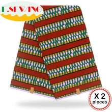 Анкара африканская восковая печатная ткань 12 ярдов Хлопок Воск Гана воск нигерийский стиль для шитья африканские платья одежда 111831