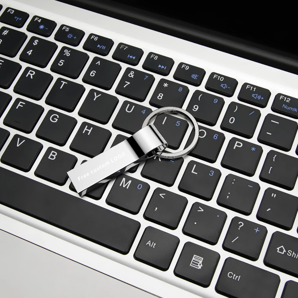 Флеш-накопитель 64 ГБ, водонепроницаемый USB 2,0, Металлический Высокоскоростной флеш-накопитель 128 ГБ, 16 ГБ, 8 ГБ, 4 Гб, USB флеш-накопитель 32 ГБ, usb флешка, бесплатный логотип на заказ