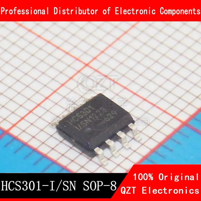 5pcs HCS301-I/SN SOP-8 HCS301 SOP8 new and original new original 5pcs 24aa256 i sn sop 8 storage chip ic integrated circuit good quality