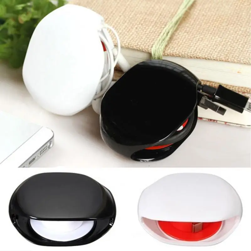 

Automatic closing Cable Cord Wire Organizer Bobbin Winder Smart Wrap For WIRE Headphone In Ear Earphones 5 colors