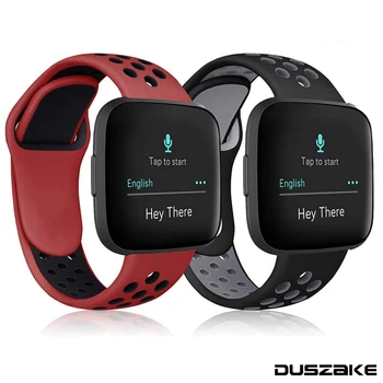

Replacement Band For Fitbit Versa/Versa 2 Strap Breathable Silicone Sport Band for Fitbit Versa 2 Smart Watch Strap