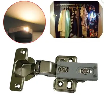 

Inner Hinge Lamp 3 Led 1pc Wardrobe Kitchen Home Decoration Closet LED Sensor Light Hinge Lights Grey Cupboard Cabinet