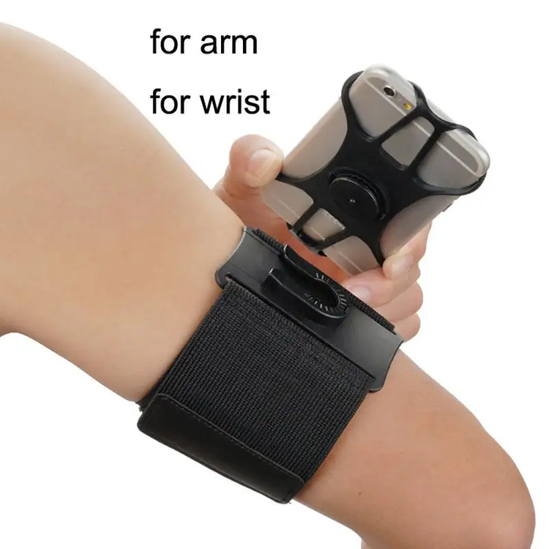 

Practical 360 Degree Rotatable Mobile Phone Arm Pack Running Arm With Wrist Strap Suitable For 4-6 Inch Mobile Phone Outdoor