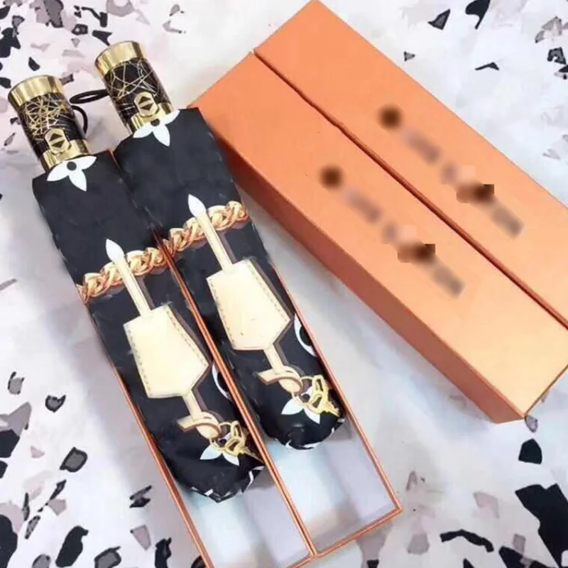 

Wind Resistant Folding Automatic Umbrella Auto Luxury Big Windproof Umbrellas Rain For Gift Black Parasol