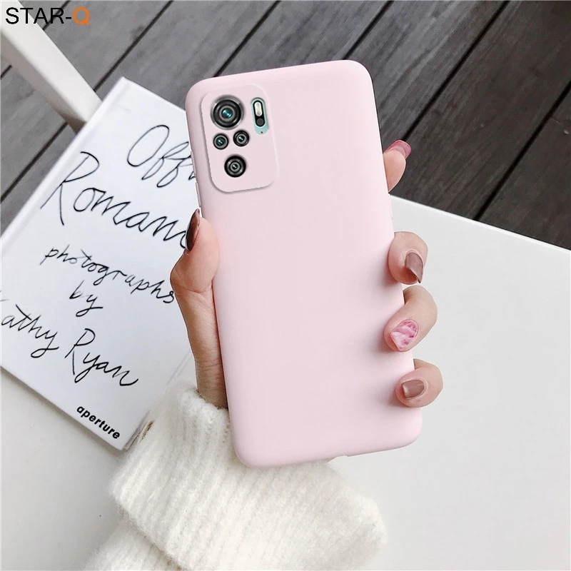 waterproof phone pouch Camera Protector Silicone Phone Case For Xiaomi Redmi Note 10 / Note10 Pro 10S Candy Color Matte Soft Tpu Back Cover waterproof case for phone Cases & Covers