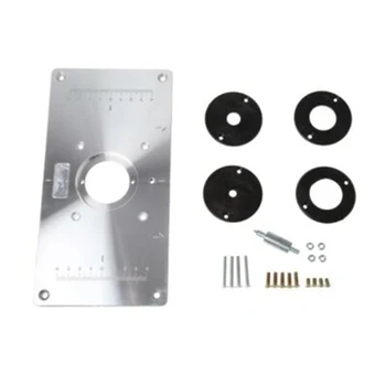 

Woodworking Bench Router Table Flip Insert Plate Rings Fixing Screws Set Tool for woodworking tool kits
