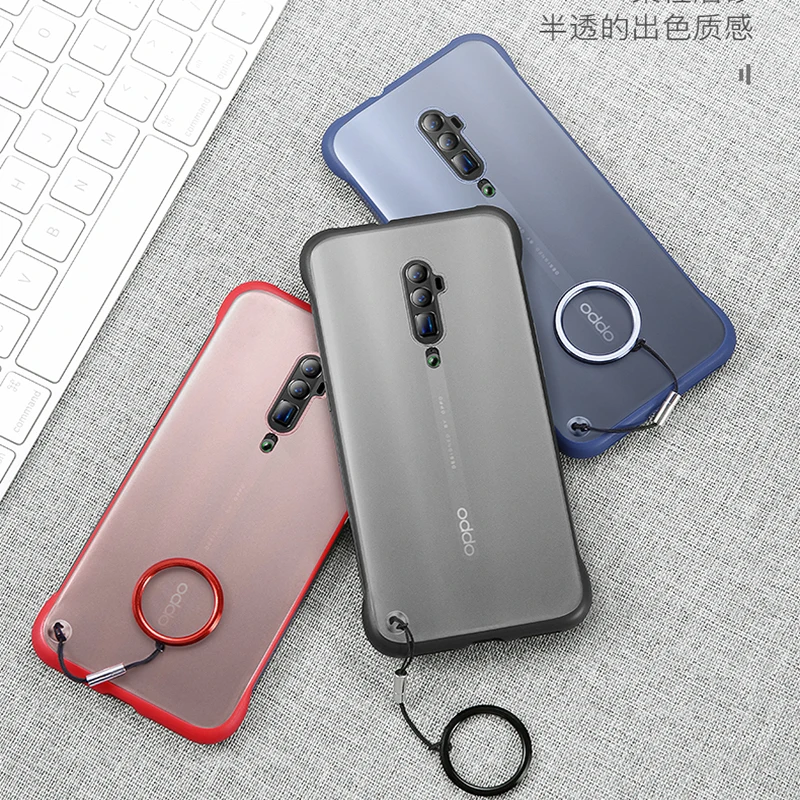 

Frameless Case Hard PC Back Case For OPPO K1 K3 R15 R17 RX17 NEO R15X R11 R11S A3S A5S Realme 5 Pro Coque Frosted Funda Capa
