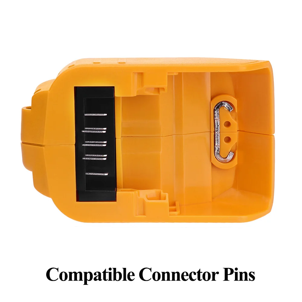 Для DEWALT 14 4 В 18 в/20 в максимальный источник питания USB DCB090 литий ионный аккумулятор