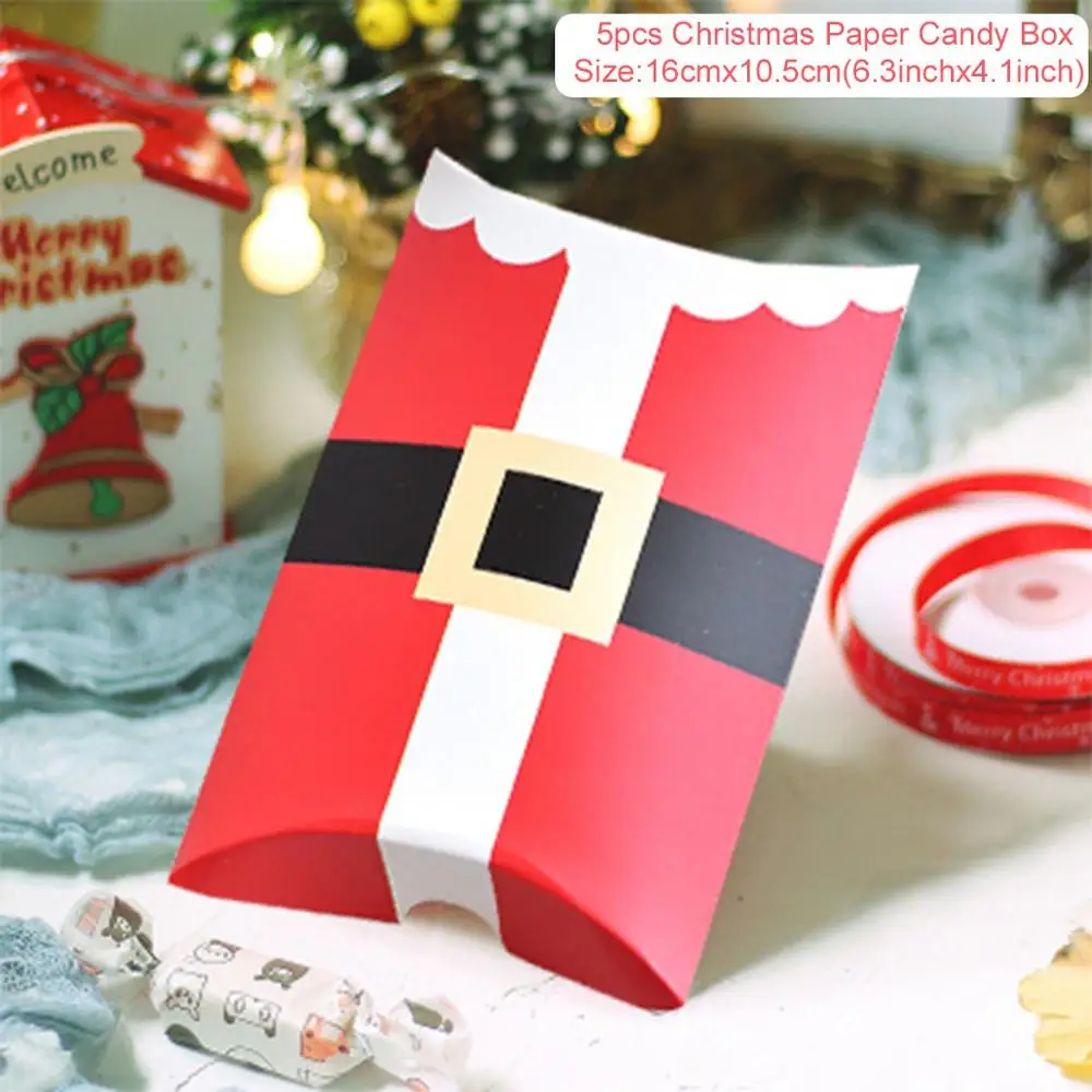 Candy Box 04 Huiran, рождественские подарочные сумки, Санта Клаус, рождественская елка, Упаковочные сумки, Рождественский мешок для конфет,, Navidad, с новым, новогодним, натальным - Цвет: Candy Box 04