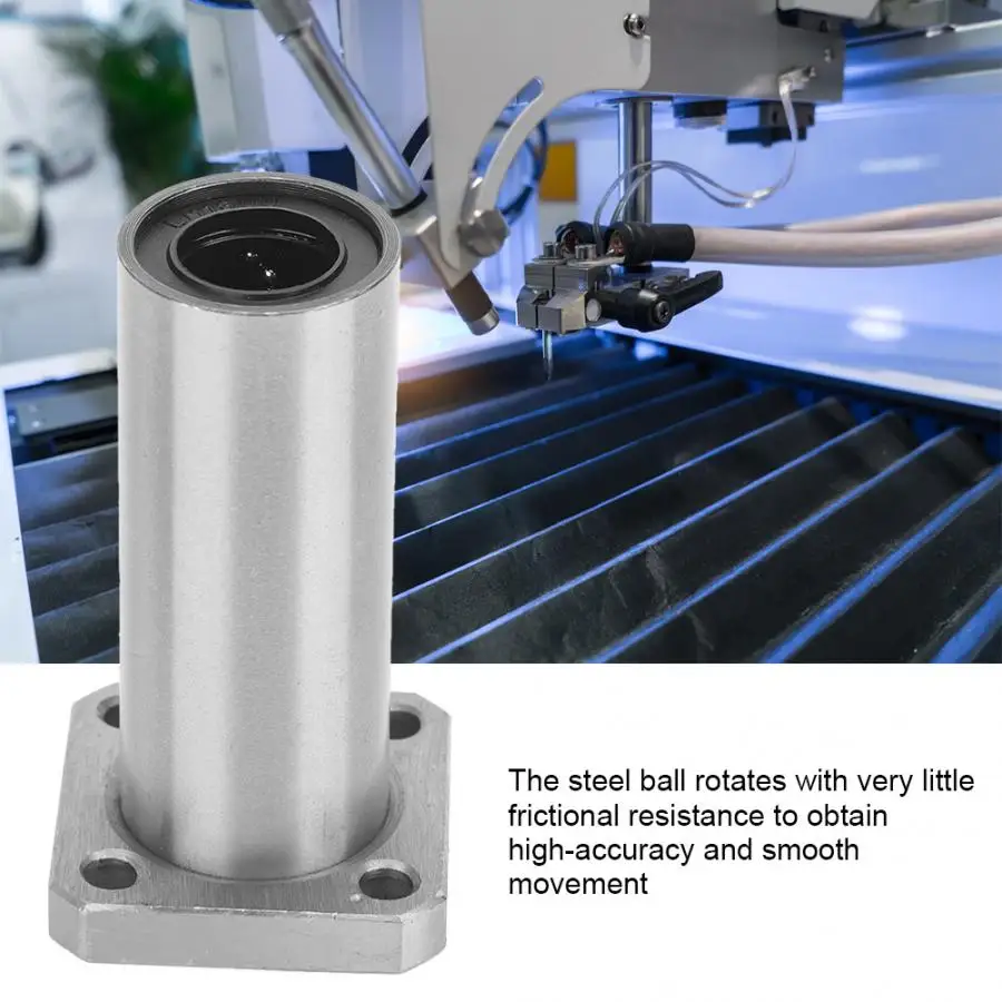 

Linear Motion Bearing SquareFlange Steel Lengthening for Accuracy Equipment LMK12LUU/LMK13LUU Flange Linear-Motion Bearing