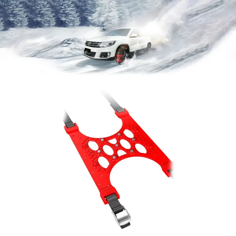 6 шт. цепи для снега универсальные автомобильные зимние дорожные цепи противоскольжения снежные альпинистские грязевые заземления противоскользящие