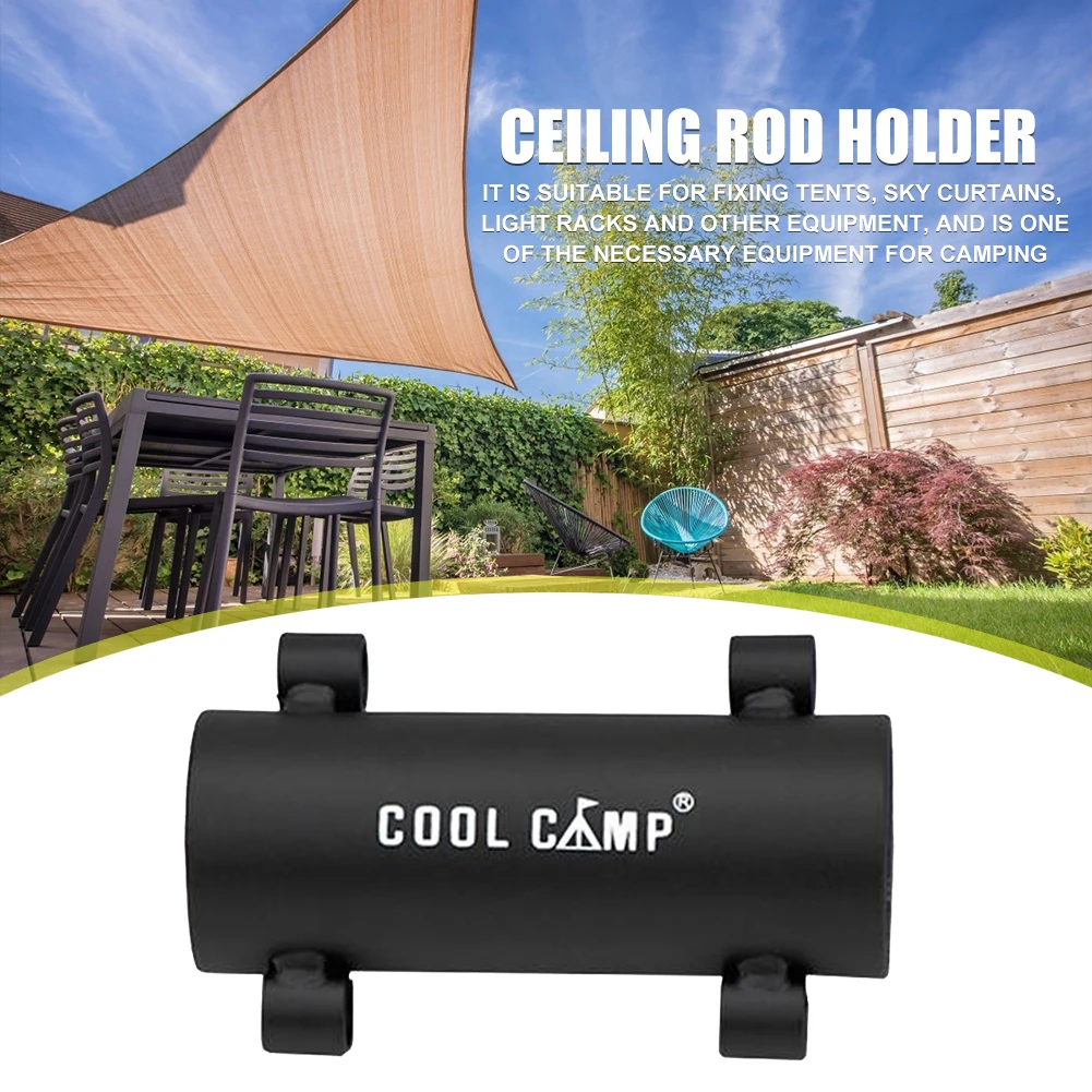 Support De Poteau Pour Tente Et Auvent - Fixation Solide En Acier - Accessoire De Camping Pratique