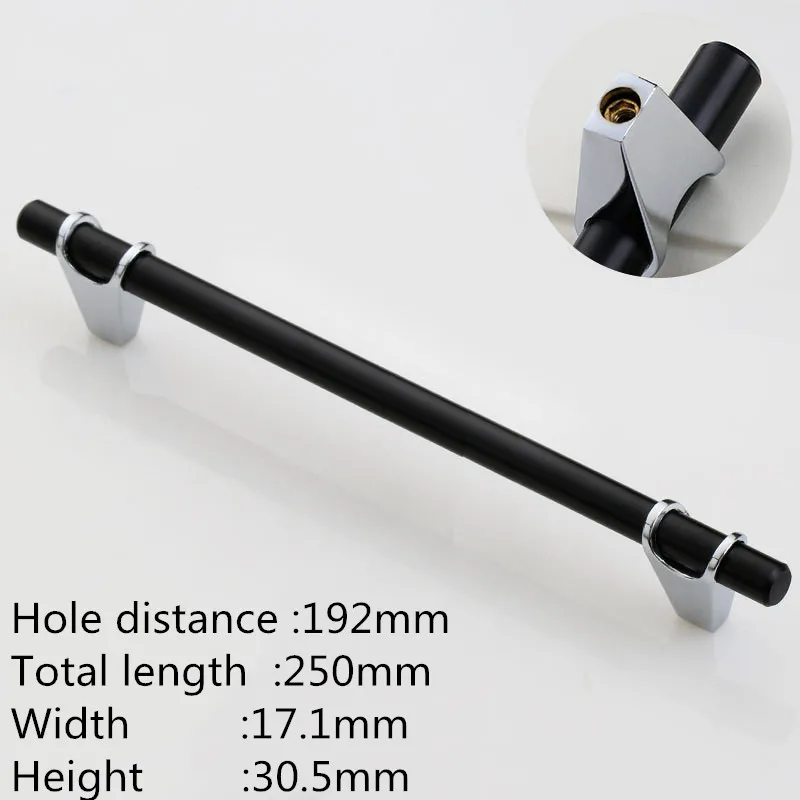 3-192mm KK& FING, современный минималистичный, длинная полоса, дверные ручки для шкафа, ручки для кухонного шкафа, ручки для ящиков, дверные ручки для гардероба, фурнитура - Цвет: 3-192mm