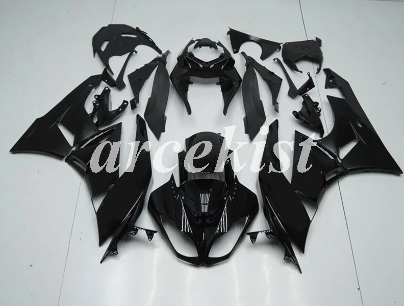 

Injection Mold New ABS Full Fairings kit Fit for Kawasaki Ninja ZX6R 2009 2010 2011 2012 ZX-6R 09 10 11 12 Body set Black