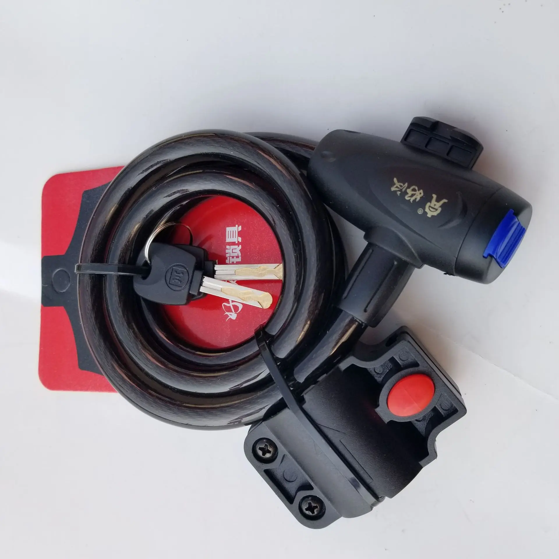 

Hero Card Lock Ring-Shaped Computer Key Lock Bicycle Cable Lock Hardware Tools Riding Supplies Accessories