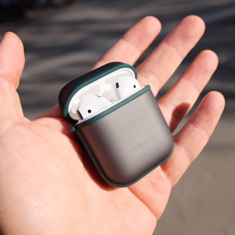 Earphone Case For Airpods 1 2 Matte Surface Protective Headphone Case For Airpods Bluetooth Wireless Earphones Shockproof Cover