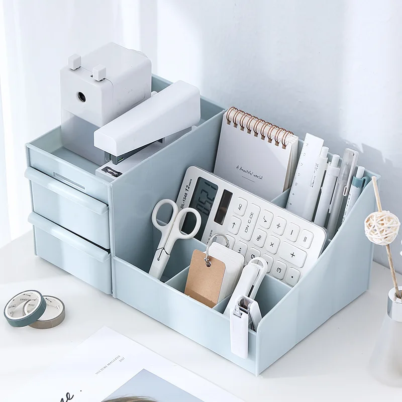 

Desktop Cosmetics Accept Box Schoolgirl Dormitory Desktop Concise Will Makeup Box Dresser Skin Care Products Luggage Carrier
