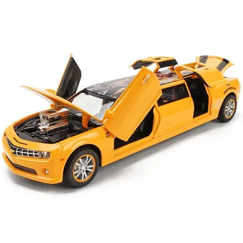 

1:32 Chevrolet Camaro Extended Edition Diecast Toy Vehicle Car Alloy Model High Simulation Cars Toys For Children Xmas Gifts