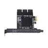 6/4 Port SATA III PCIe Card, PCIe SATA III Controller Card To 6GB/s Internal Adapter Converter PCI SATA 3.0 Expansion Card Riser ► Photo 3/6