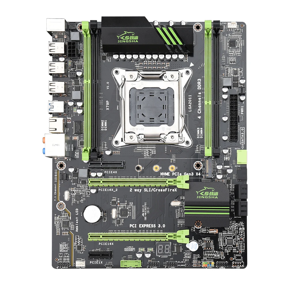 Набор материнских плат JINGSHA X79P LGA 2011 с 8 ядерным процессором E5 2690 для настольных ПК