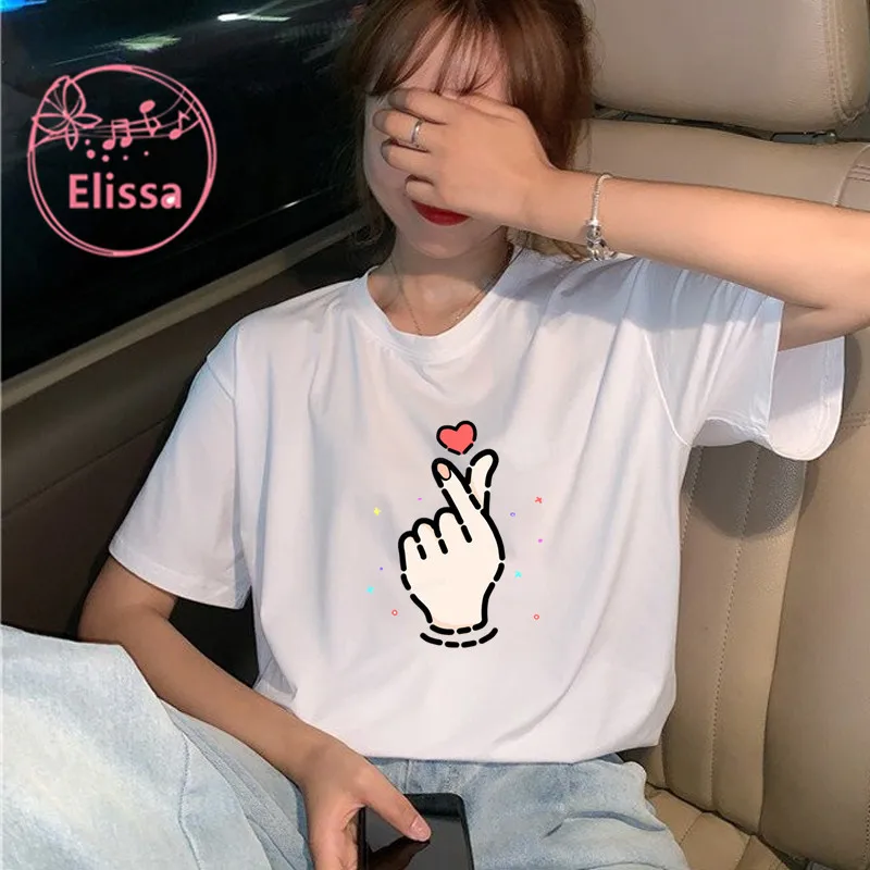 Korean Style Fashion Kpop Finger Heart 