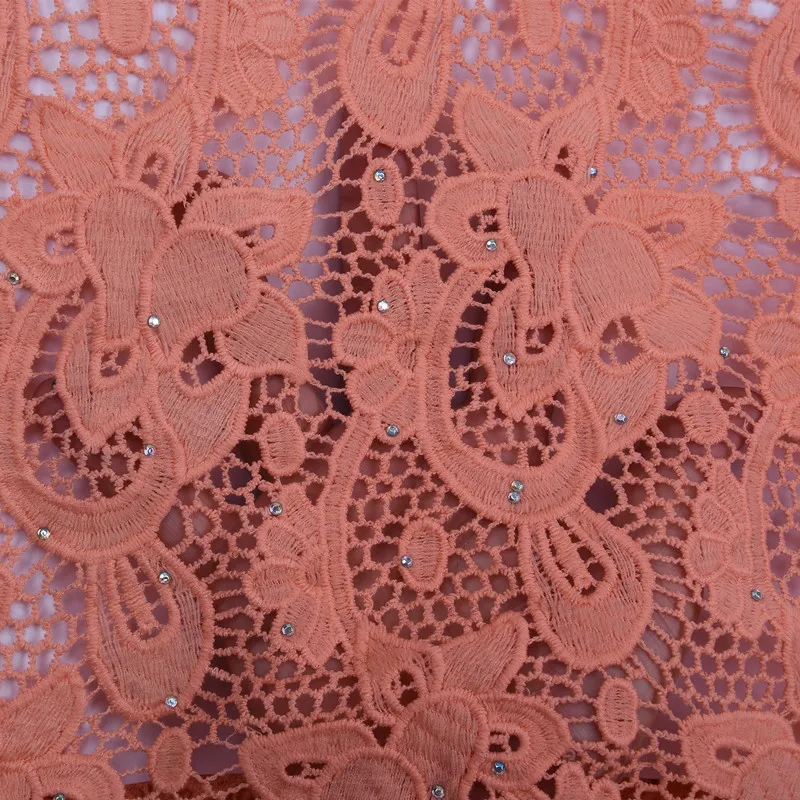 SJD кружево модное Африканское французское кружево ткань превосходное с камнями водорастворимый гипюр шнур кружево для нигерийской свадьбы Патри A1782
