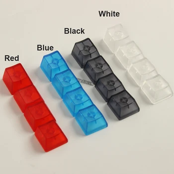 

Mechanical Keyboard Cap Full Transparent Mechanical Keyboard OEM Keycap R4 R3 R2 R1 Backlightless ABS Surface Frosted Feel