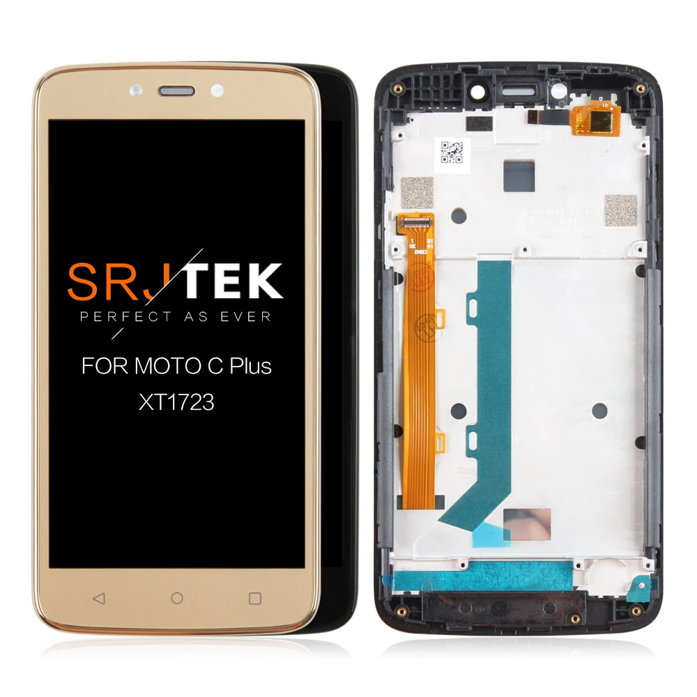 Сенсорный ЖК экран с дигитайзером для Motorola Moto C Plus XT1723 стеклянная панель