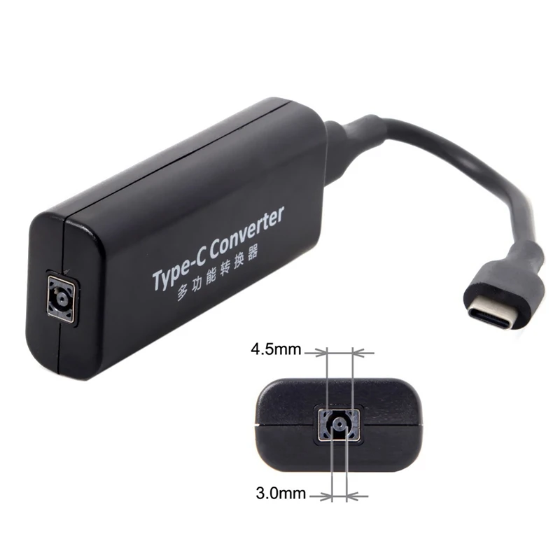 Топ Usb 3 1 type C к Dc 20 в 4 5 0 мм для D ell H p разъем питания Pd эмулятор триггер заряженный