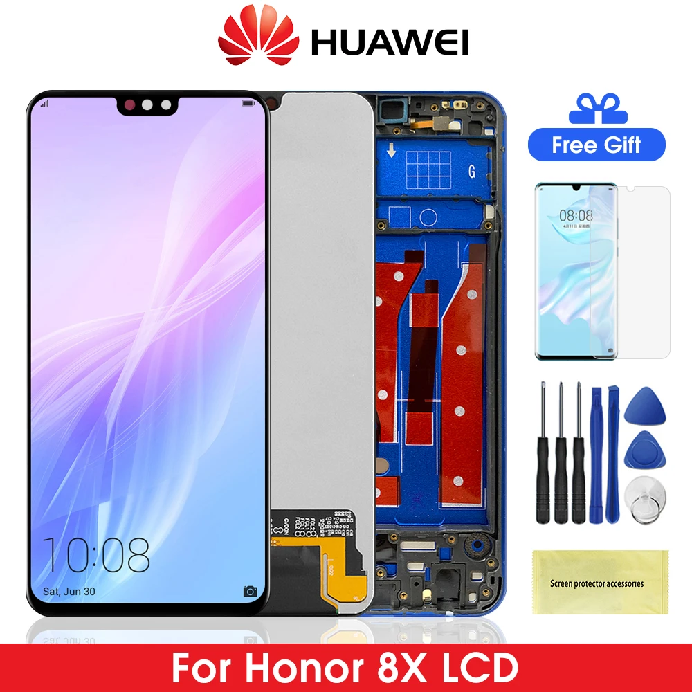 ЖК-дисплей 6 5 ''для Huawei Honor 8X с сенсорным экраном и дигитайзером в сборе