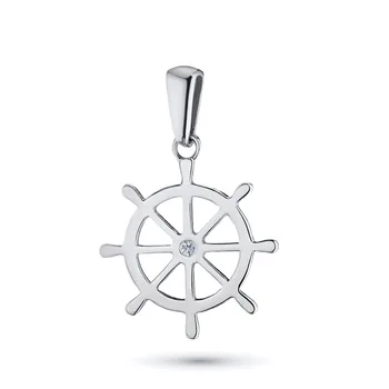 

Pendant made of white gold with diamond e0901pd04200845