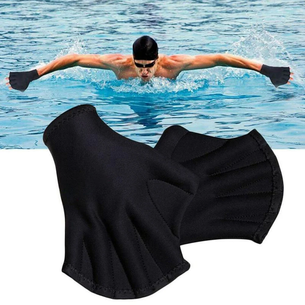 

Diving Swimming Surfing Webbed Gloves Handcuffs Swimming Gloves Water Aerobics Swim Surfing Neoprene Paddle Gloves