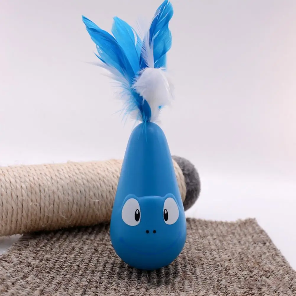 1 шт. игрушки для кошек Сделай палку для кошек перо электрическая лягушка умный стакан перо интерактивная игрушка забавный для домашнего котика