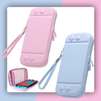 

For Nintendo Switch Anti-Deformation Hard Premium Waterproof Material Carrying Case with 10 Games Cartridges Storage Bag