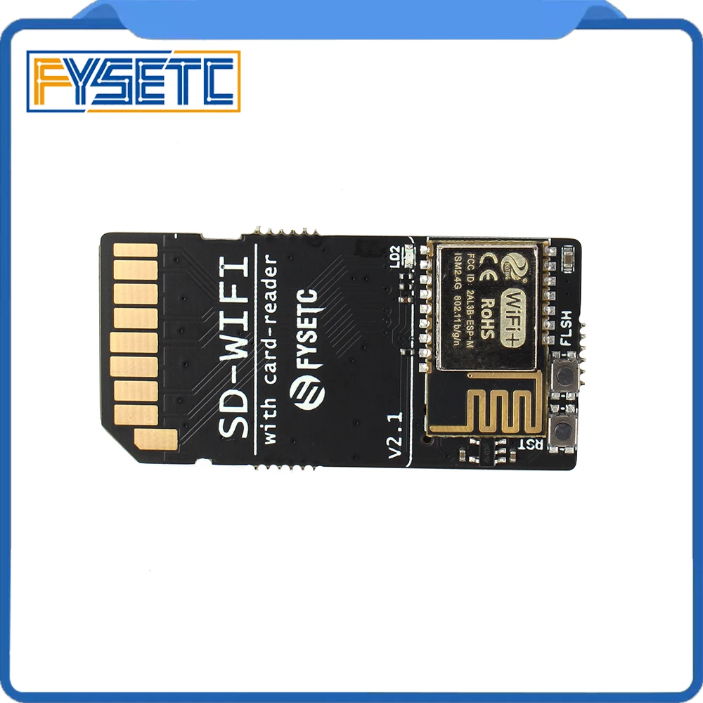 FYSETC SD-WIFI with Card-Reader Module run ESPwebDev Onboard USB to serial chip Wireless Transmissio