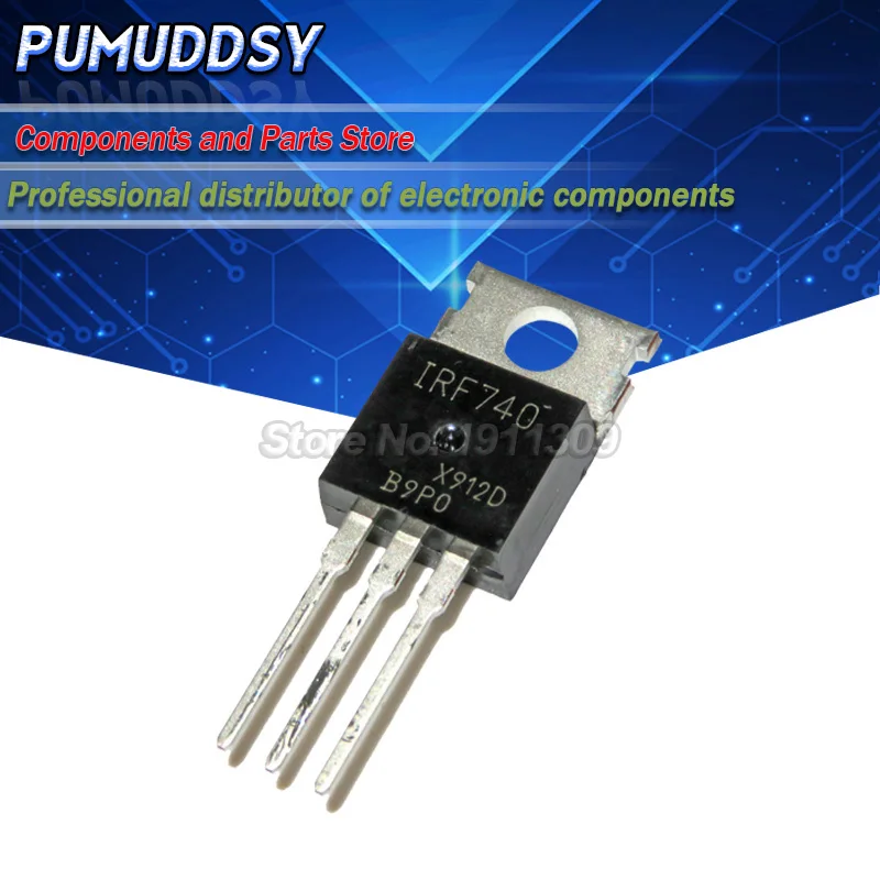 10 шт. IRF740 IRF740PBF MOSFET N-Chan 400V Amp TO-220 IC | Электронные компоненты и принадлежности