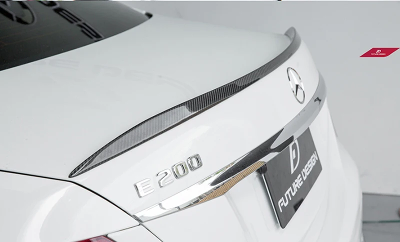 Спойлер для Mercedes W213 E Class 4 седан E200 E220 E250 E300 задний спойлер на багажник из