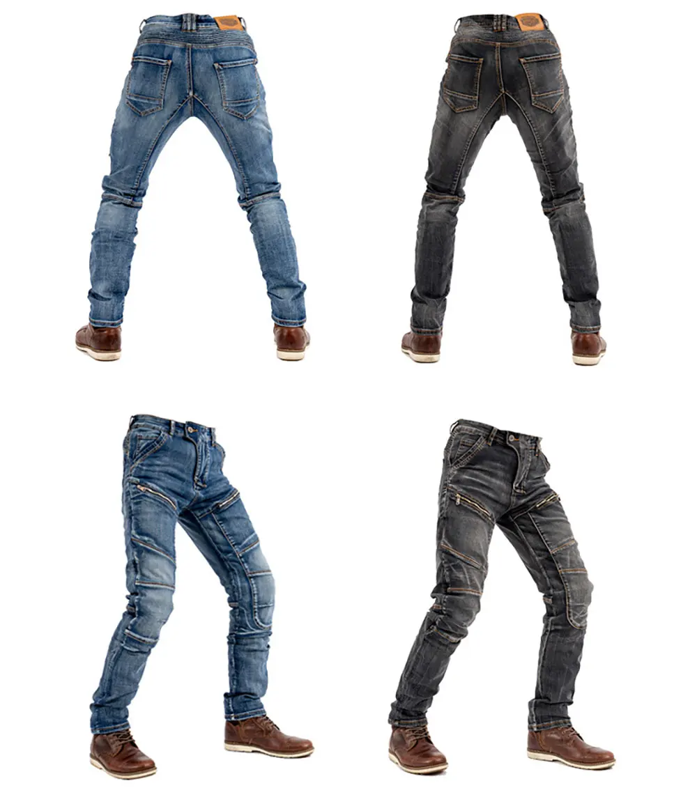 Motorcycle Pants Moto Protection Motocross Jeans Rodilleras Moto Jeans Men Motorcycle Motocross Pants Four Seasons Breathable