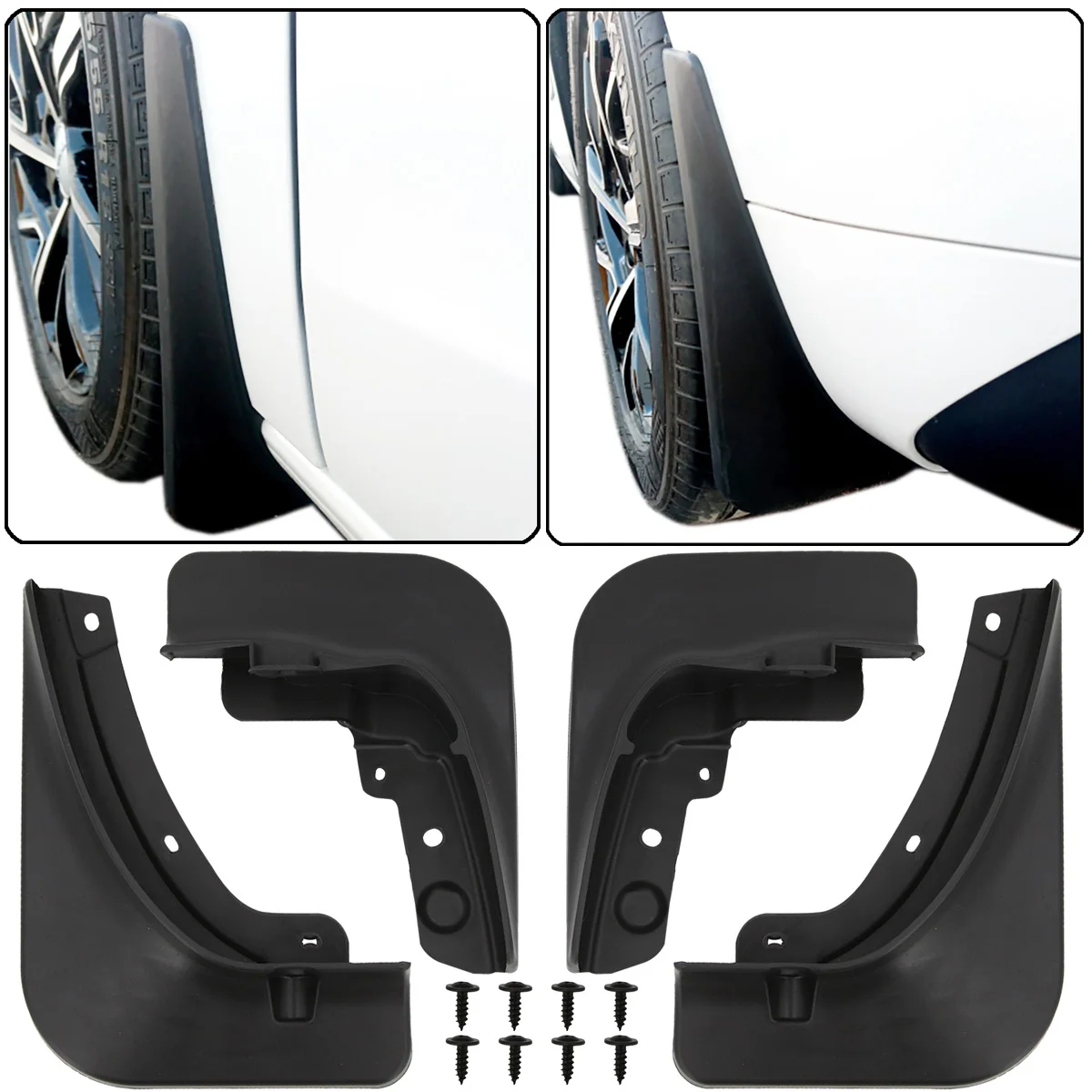 CarMudFlapsPlasticMudflapsSplashGuardsMudguardsFenderCoverExteriorPartsProtection