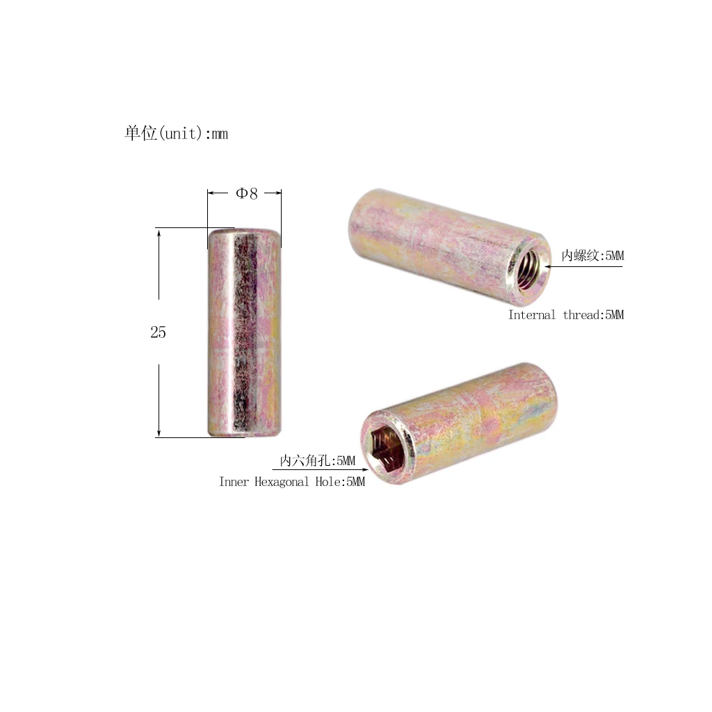 1pc Electric Guitar Bass Trus Rod Buckle Connect Adjust Cap Connector 8mm 1pc Electric Guitar Bass Trus Rod Buckle Connect Adjust Cap Connector 8mm