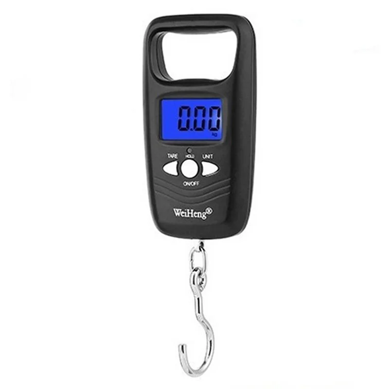 

50kg Digital Scale for Fishing Luggage Steelyard Hanging Electronic Scale Electronic Balance Kitchen Measure Tools