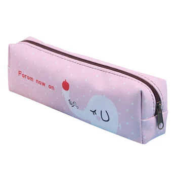 

Pencil cases Large capacity canvas boys and girls small fresh and lovely stationery box pencil case pencil case