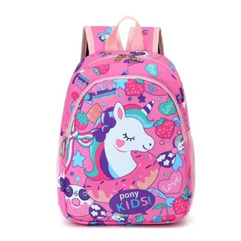 

Canvas Cute Animal Mermaid Backpack For Boys &Girls Kawaii Bookbag Backpacks For Kids 2-3-5Years Old Rucksack