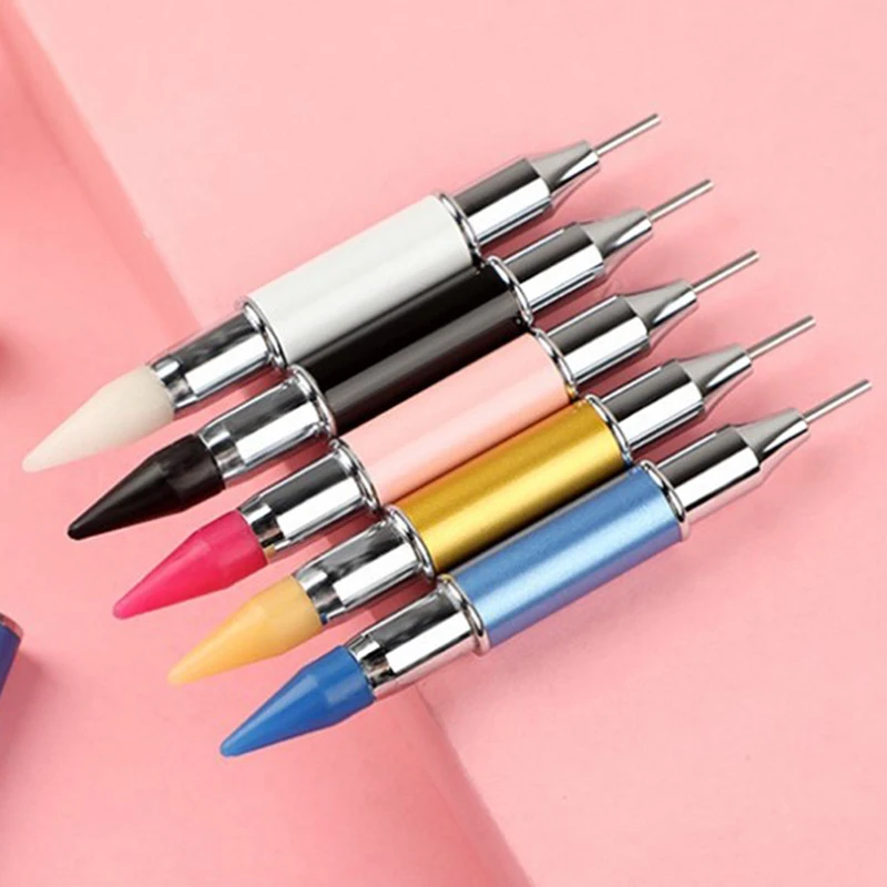 New Crystal Pen Rhinestones Gems Picking Crystal Tool Wax Pencil Pen Picker Clothing Decoration Tool Diamond Painting Tools