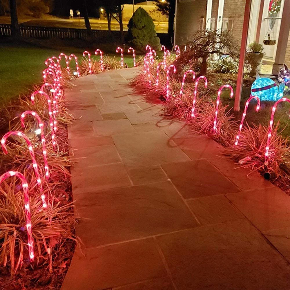 Candy Cane Pathway Lights Home Depot Candy Cane Christmas Lights