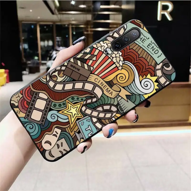 CUTEWANAN Doodle Graffiti Bling Dễ Thương Ốp Lưng điện thoại Huawei P40 P30 P20 Lite Pro Giao Phối 20 Pro P Thông Minh 2019 thủ silicone case for huawei phone