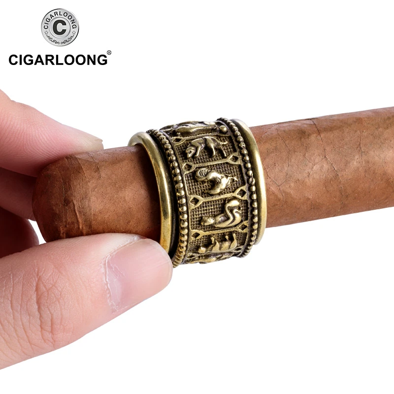 Cigarloong 金メッキの高級シガーリング ポータブルでクリエイティブなジュエリーホルダー Clr 19jkbコレクション Cigar Accessories Aliexpress