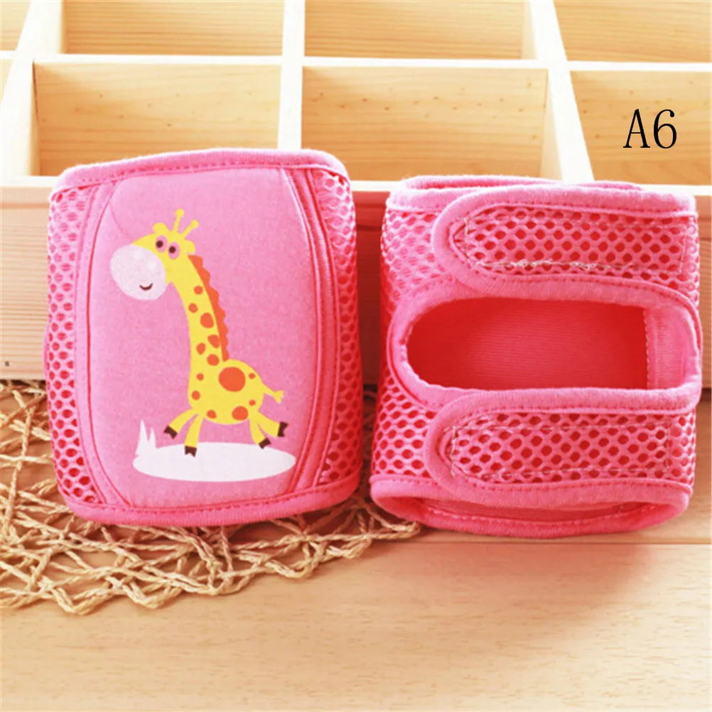 A6 Kids Girl Boy Crawling Elbow Infants Toddlers Baby Knee Pads Protector Safety Mesh Kneepad Leg Warmer Children cushion Legging - Цвет: A6